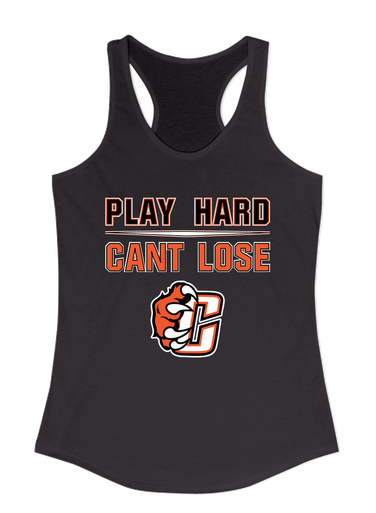 Central East Grizzlies Play Hard, Can't Lose Women's Tank Top