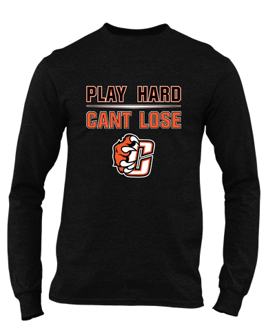 Central East Grizzlies Play Hard, Can't Lose Men's Premium LS T-Shirt