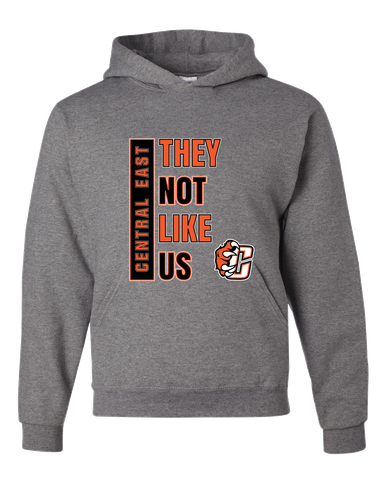 Central East Grizzlies They Not Like Us #1 Men's Premium Hoodie