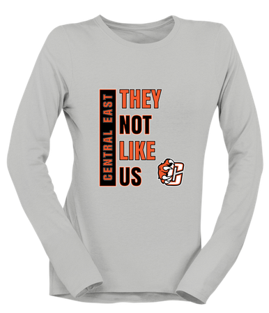 Central East Grizzlies They Not Like Us #1 Women's Premium LS T-Shirt