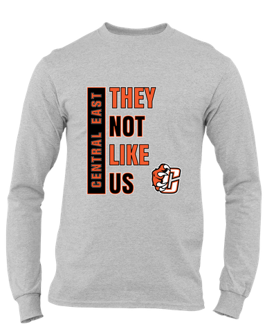 Central East Grizzlies They Not Like Us #1 Men's Premium LS T-Shirt