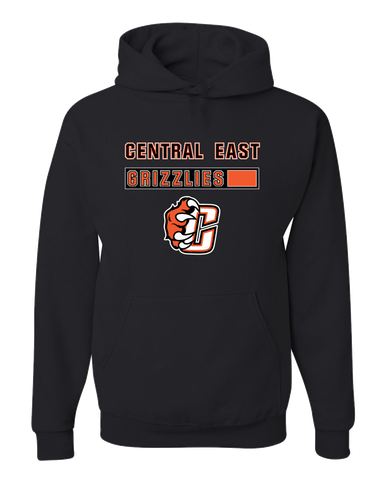 Central East Grizzlies Mascot #7 Men's Premium Hoodie