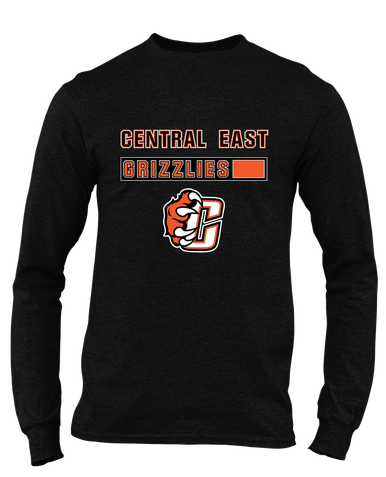 Central East Grizzlies Mascot #7 Men's Premium LS T-Shirt
