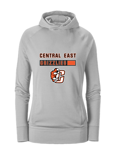 Central East Grizzlies Mascot #7 Women's Hoodie