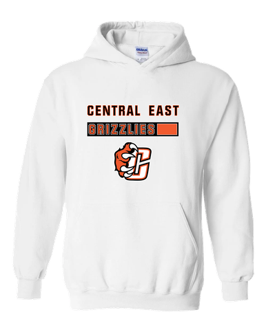 Central East Grizzlies Mascot #7 Men's Hoodie