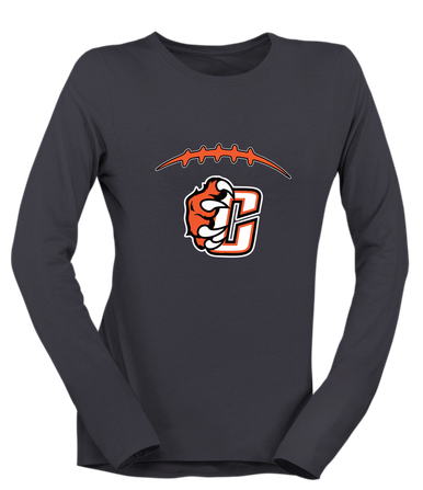Central East Grizzlies Football #2 Women's Premium LS T-Shirt