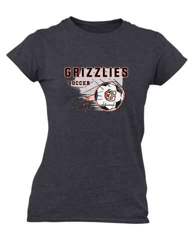 Central East Grizzlies Soccer #2 Women's SS T-Shirt
