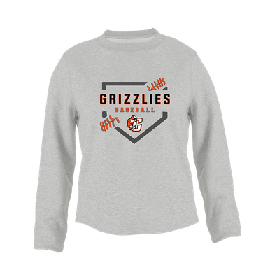 Central East Grizzlies Baseball #2 Women's Sweatshirt