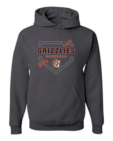 Central East Grizzlies Baseball #2 Men's Premium Hoodie