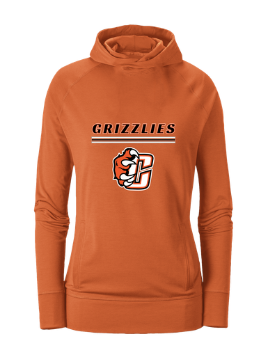 Central East Grizzlies Mascot #8 Women's Hoodie