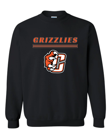 Central East Grizzlies Mascot #8 Men's Sweatshirt