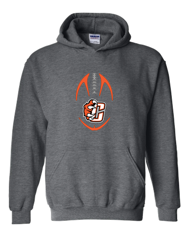 Central East Grizzlies Football #4 Men's Hoodie