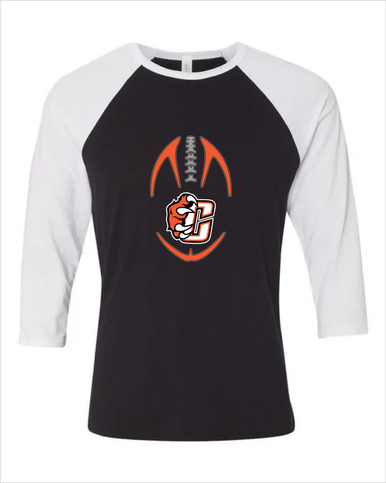 Central East Grizzlies Football #4 Men's Baseball T-Shirt