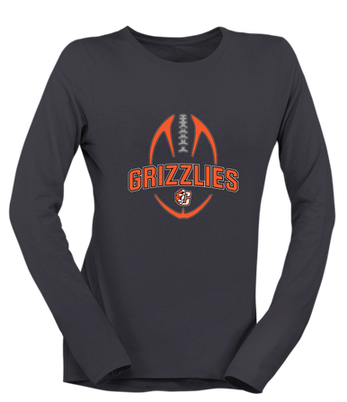 Central East Grizzlies Football #5 Women's Premium LS T-Shirt