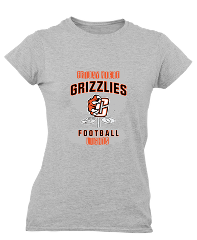 Central East Grizzlies Football #6 Women's Premium SS T-Shirt