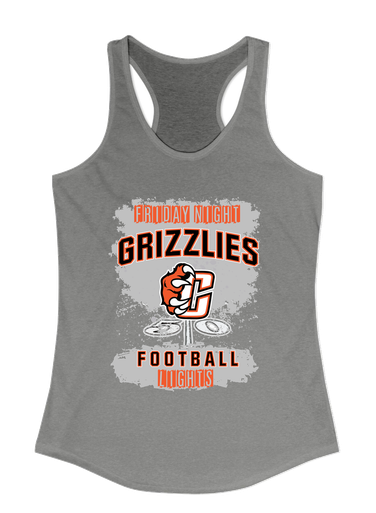 Central East Grizzlies Football #6 Women's Tank Top