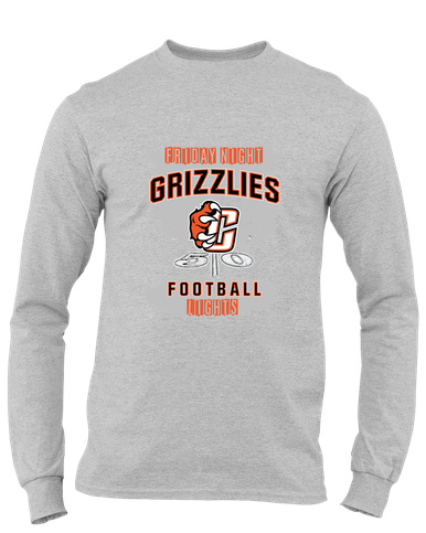 Central East Grizzlies Football #6 Men's LS T-Shirt