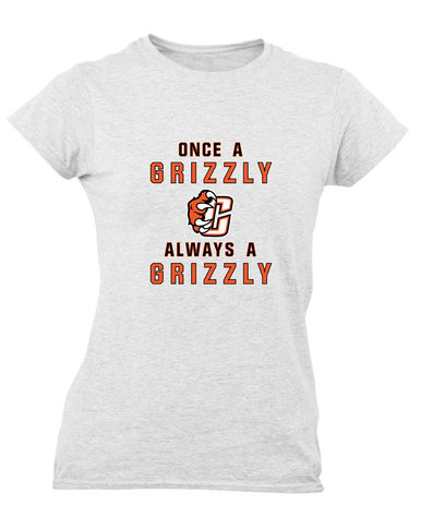 Central East Grizzlies Once A Women's Premium SS T-Shirt