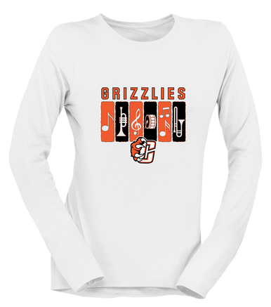 Central East Grizzlies Band # 2 Women's LS T-Shirt