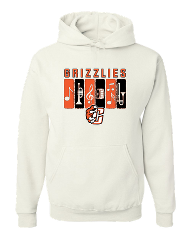 Central East Grizzlies Band # 2 Men's Premium Hoodie