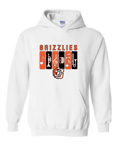 Central East Grizzlies Band # 2 Men's Hoodie