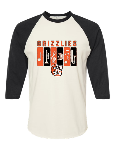 Central East Grizzlies Band # 2 Women's Baseball T-Shirt
