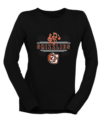 Central East Grizzlies Band # 3 Women's LS T-Shirt
