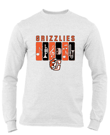 Central East Grizzlies Band # 2 Men's Premium LS T-Shirt