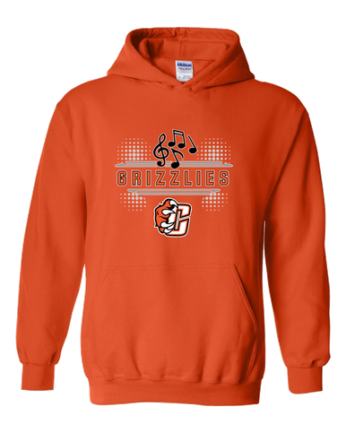 Central East Grizzlies Band # 3 Men's Hoodie