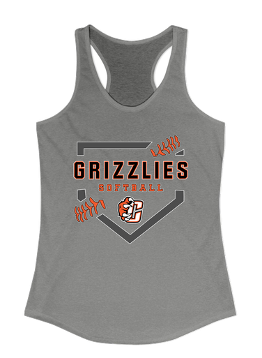 Central East Grizzlies Softball #2 Women's Tank Top