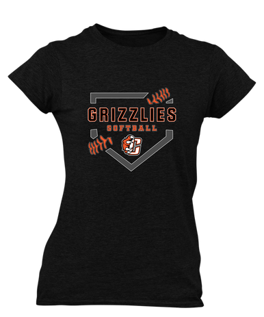 Central East Grizzlies Softball #2 Women's Premium SS T-Shirt
