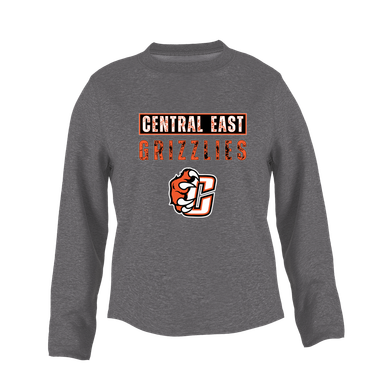 Central East Grizzlies Mascot #9 Women's Sweatshirt
