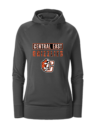 Central East Grizzlies Mascot #9 Women's Hoodie