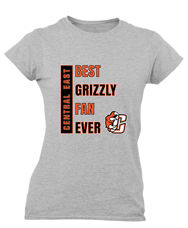 Central East Grizzlies Best Grizzly Fan Women's Premium SS T-Shirt
