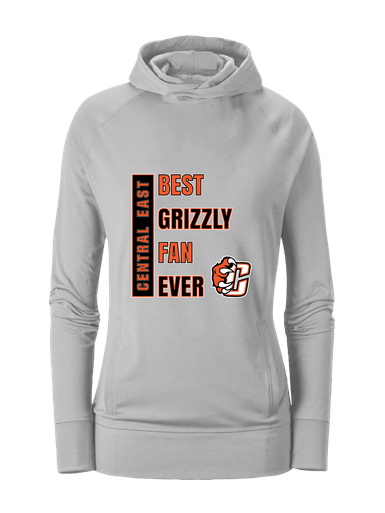 Central East Grizzlies Best Grizzly Fan Women's Hoodie