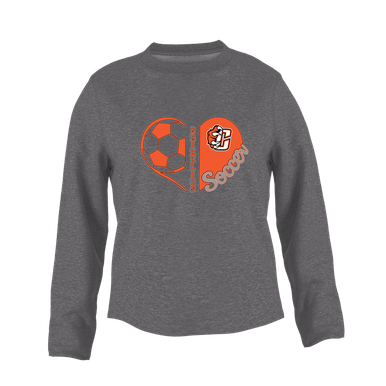 Central East Grizzlies Heart Soccer Women's Sweatshirt