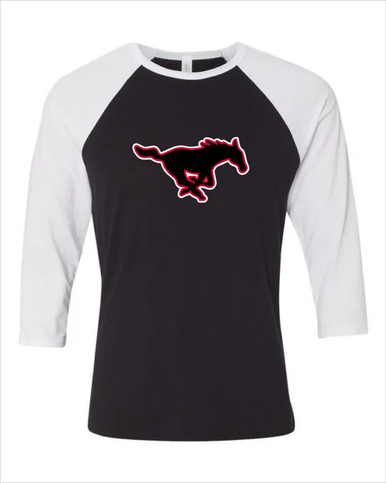 South Western Mustangs Mascot #1 Men's Baseball T-Shirt