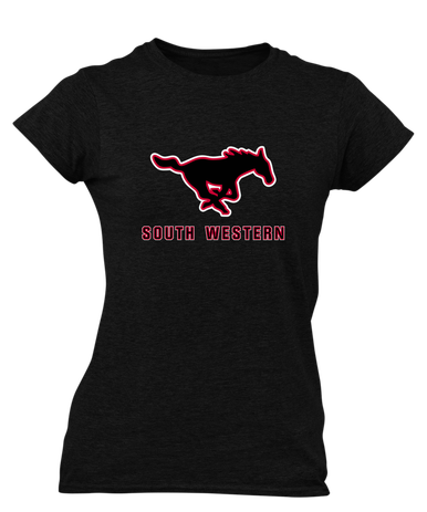 South Western Mustangs Mascot #2 Women's SS T-Shirt