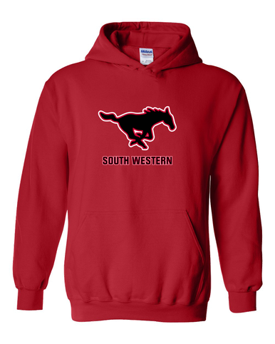 South Western Mustangs Mascot #2 Men's Hoodie