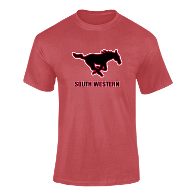 South Western Mustangs Mascot #2 Men's SS T-Shirt
