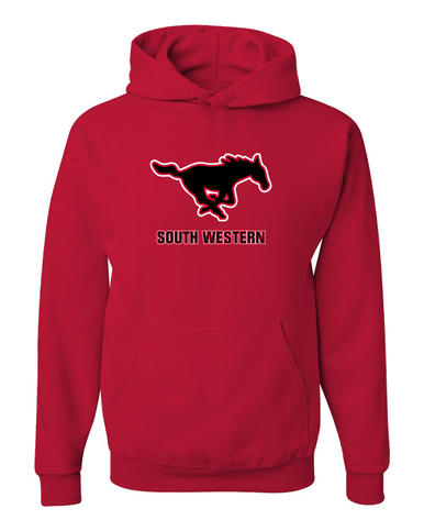 South Western Mustangs Mascot #2 Men's Premium Hoodie