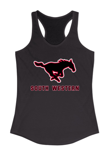 South Western Mustangs Mascot #2 Women's Tank Top