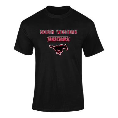 South Western Mustangs Mascot #3 Men's Premium SS T-Shirt
