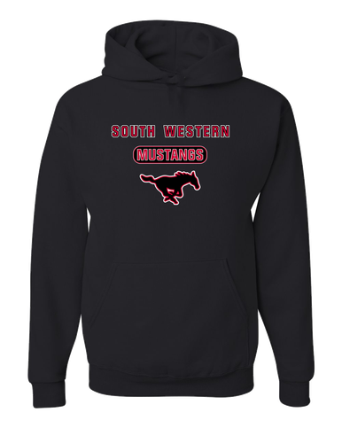 South Western Mustangs Mascot #3 Men's Premium Hoodie