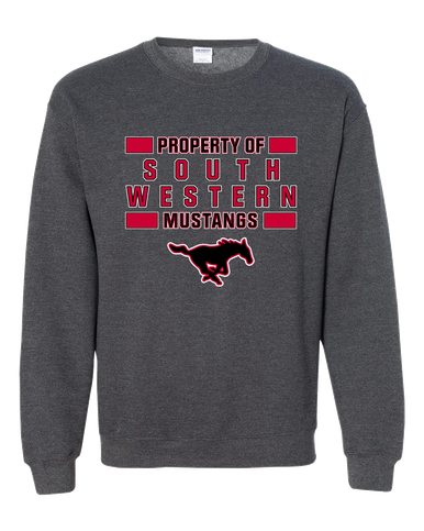 South Western Mustangs Property Of Men's Sweatshirt
