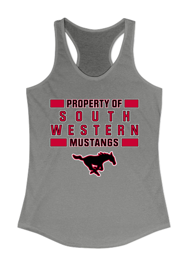 South Western Mustangs Property Of Women's Tank Top