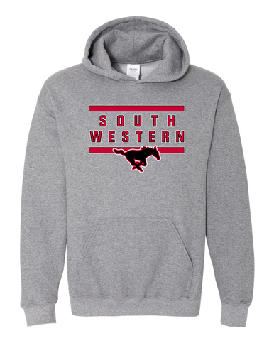 South Western Mustangs Mascot #4 Men's Hoodie