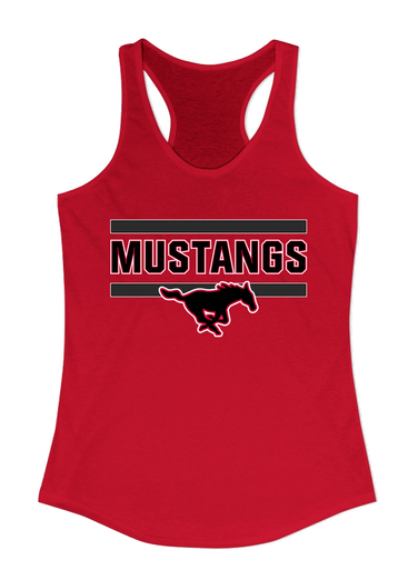 South Western Mustangs Mascot #5 Women's Tank Top