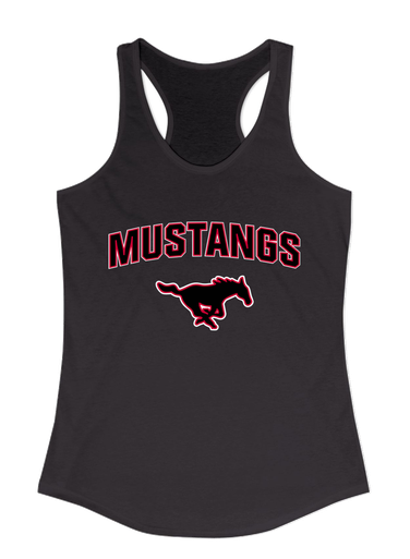South Western Mustangs Mascot #6 Women's Tank Top