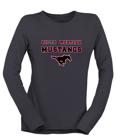 South Western Mustangs Spirit Women's LS T-Shirt